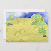 リトルピッグ誕生日招待状 招待状 (裏面)