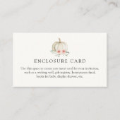 リトルピンクパンプキンカスタムエンクロージャカード エンクロージャーカード (正面)