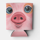 リトルピンクピグクーラーボックススマイル 缶クーラー (正面)