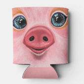 リトルピンクピグクーラーボックススマイル 缶クーラー (裏面)