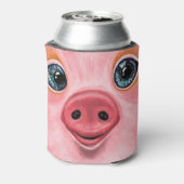 リトルピンクピグクーラーボックススマイル 缶クーラー (缶裏面)