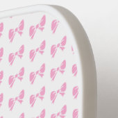 リトルピンクボウガールレディースガーリー誕生日 ピックルボールラケット (左詳細)