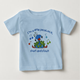 リトルピーコックショートスタウト ベビーTシャツ