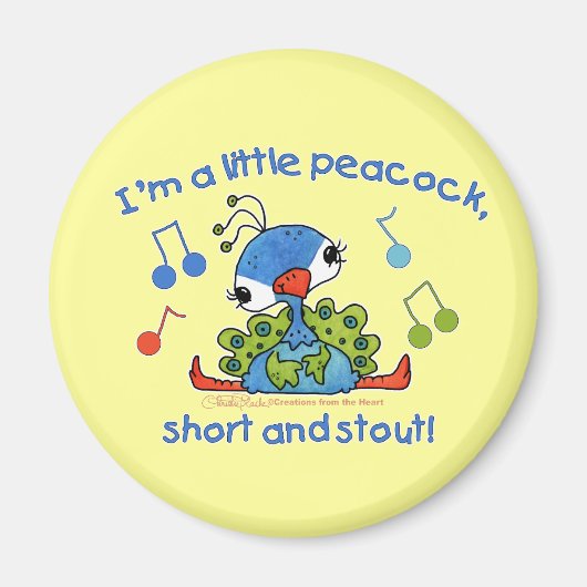 リトルピーコックショートスタウト マグネット (正面)