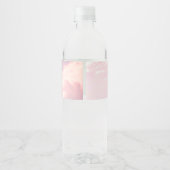 リトルピース天国ガールベビーシャワーシンプル ペットボトルラベル (裏面)