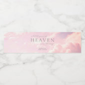 リトルピース天国ガールベビーシャワーシンプル ペットボトルラベル (シングルラベル)