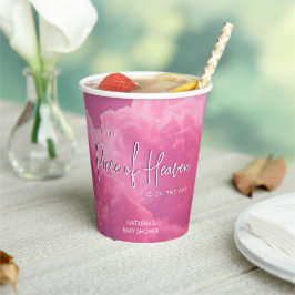 リトルピース天国ベビーガールシャワー紙カップ 紙コップ