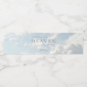 リトルピース天国ベビーシャワーシンプル ペットボトルラベル (シングルラベル)