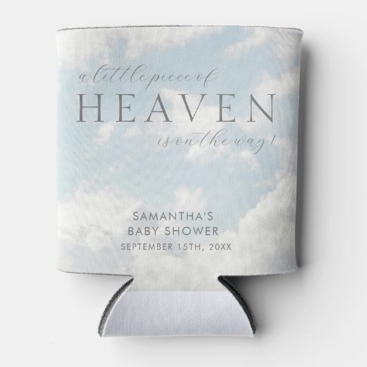 リトルピース天国ベビーシャワーシンプル 缶クーラー (正面)