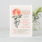 リトルピーチが途中ピーチベビーシャワー 招待状 (スタンド正面)