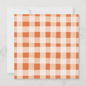 リトルピーチの1歳誕生日 招待状 (裏面)