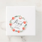 リトルピーチウォーターカラーリースベビーシャワー フェイバータグ (インサイチュ)