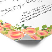 リトルピーチママのお腹の大きさ ポスター (角)