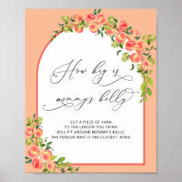 リトルピーチママのお腹の大きさ ポスター