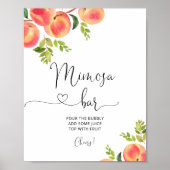 リトルピーチミモサバー ポスター (正面)