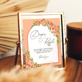 リトルピーチモダンおむつラッフル ポスター