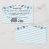 リトルピーナッツおむつラッフルカード エンクロージャーカード (正面/裏面)