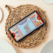 リトルピーナッツのぞうさん Ticket ファーストバースデー 招待状