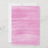 リトルピーナッツエレファントガールズベビーシャワー 招待状 (裏面)