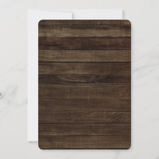 リトルピーナッツエレファントニュートラルベビーシャワー 招待状 (裏面)