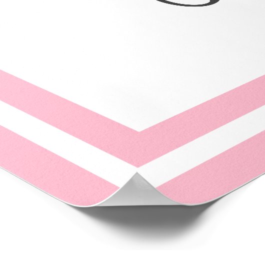 リトルピーナッツエレファントベビーガールシャワーへようこそ ポスター (角)