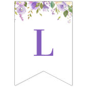 リトルピーナッツエレファントベビーシャワー誕生日パーティー バンティングフラッグ (第2の旗)