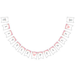 リトルピーナッツエレファントベビーシャワー誕生日パーティー バンティングフラッグ