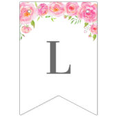 リトルピーナッツエレファントベビーシャワー誕生日パーティー バンティングフラッグ (第2の旗)