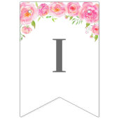 リトルピーナッツエレファントベビーシャワー誕生日パーティー バンティングフラッグ (第3の旗)