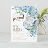 リトルピーナッツエレファントボーイズ赤ちゃんシャワー 招待状 (スタンド正面)