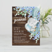 リトルピーナッツエレファントボーイズ赤ちゃんシャワー 招待状 (スタンド正面)