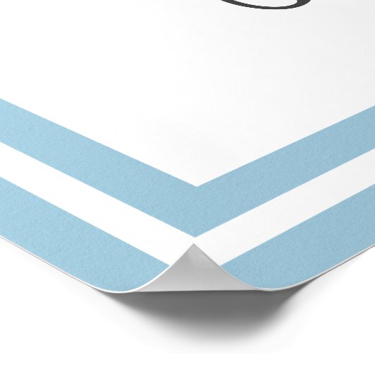 リトルピーナッツエレファント男の赤ちゃんシャワーウェルカム ポスター (角)