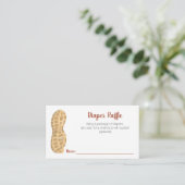 リトルピーナッツオンザウェイおむつラッフル エンクロージャーカード (スタンド正面)