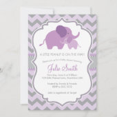 リトルピーナッツベビーシャワー招待状 招待状 (正面)