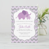 リトルピーナッツベビーシャワー招待状 招待状 (スタンド正面)