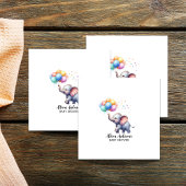 リトルピーナッツベビーゾウの赤ちゃんシャワー スタンダードカクテルナプキン