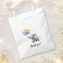 リトルピーナッツベビーゾウの赤ちゃんシャワー フェイバーバッグ