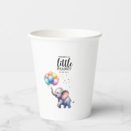 リトルピーナッツベビーゾウの赤ちゃんシャワー 紙コップ