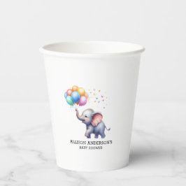 リトルピーナッツベビーゾウの赤ちゃんシャワー 紙コップ