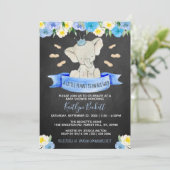 リトルピーナッツボーイズ赤ちゃんシャワー 招待状 (スタンド正面)