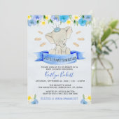 リトルピーナッツボーイズ赤ちゃんシャワー 招待状 (スタンド正面)