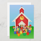 リトルピープルスクールハウス シーズンカード (正面/裏面)