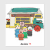 リトルピープルファミリーキャンパー シール (シート)