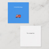 リトルファイアトラックミニサンキューノートカード ノートカード (正面/裏面)