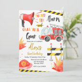 リトルファイターボーイ誕生日招待状 招待状 (スタンド正面)