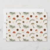 リトルファンガイ キノコ ビーボーイ フォト 1歳 誕生日 招待状 (裏面)