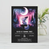 リトルファンタジーキャット誕生日 招待状 (スタンド正面)