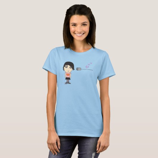 リトルファン – 愛子コネクテッド Tシャツ (正面フル)