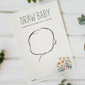 リトルファーム動物ベビーシャワー描画ベビーゲーム チラシ