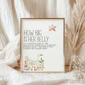 リトルファーム子供部屋ベビーシャワーゲームサイン ポスター